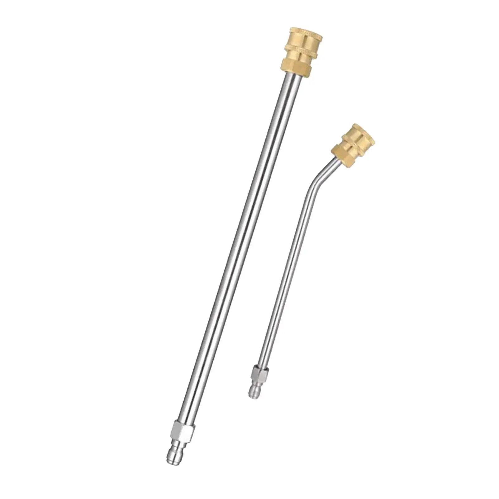 

2 Pieces High Pressure Washer Extension Wands 1/4’’Quick Connect for Wall