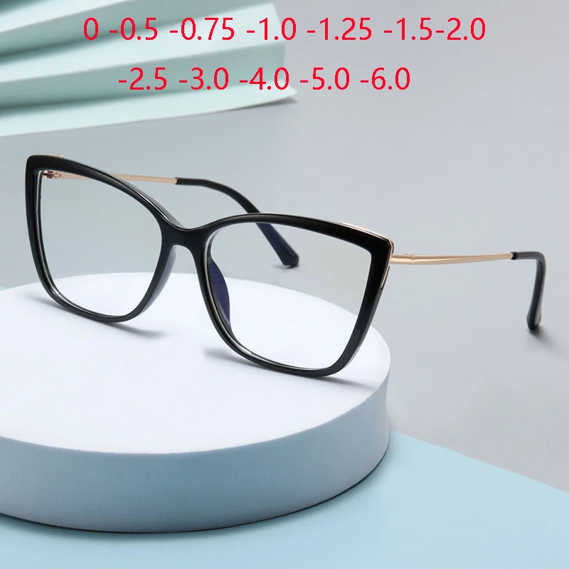 

Асферические линзы с пружинным шарниром 1,56, очки для коррекции зрения при близорукости, женские студенческие очки для близорукости 0-0,5-0,75 д...