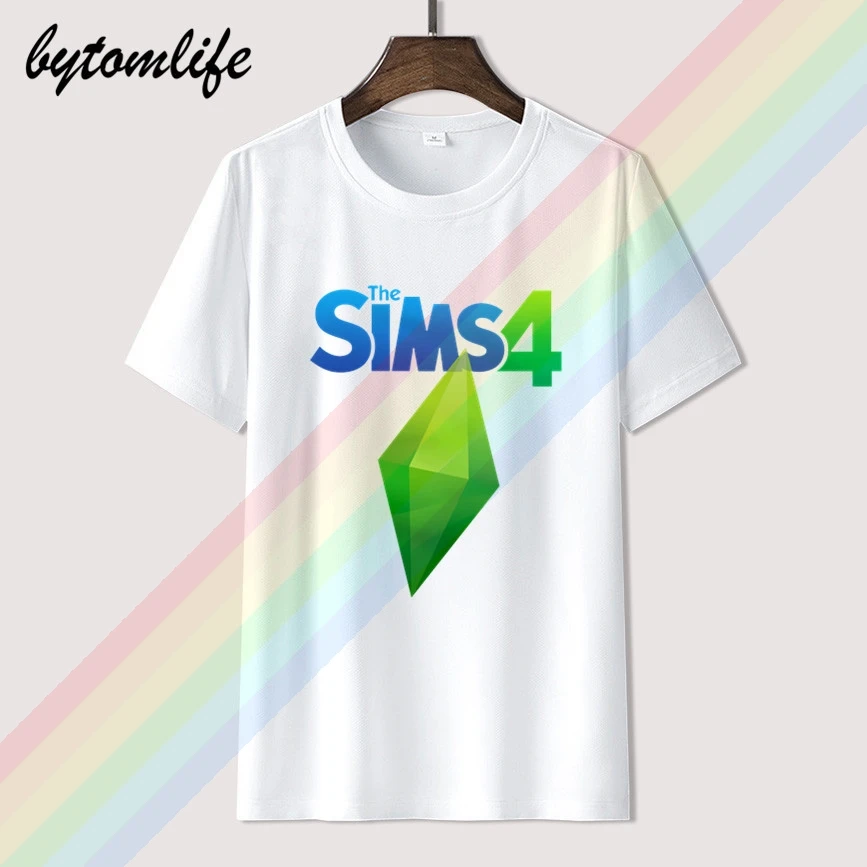 

The-Sims-4-Game-O-neck-Casual-t-shirts-Short-Sleeve-For-Men-Women-T-shirt