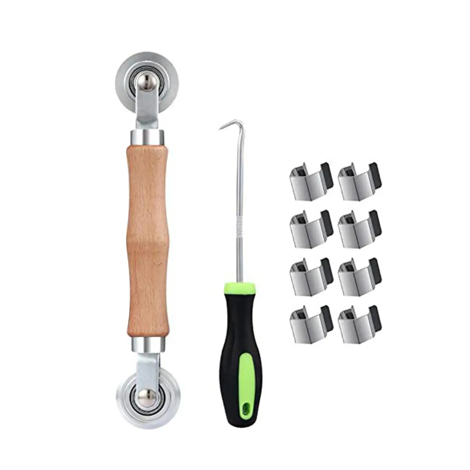 

Screen Rolling Tool with Screen Clips Screen Spline Remover Hook Window Door