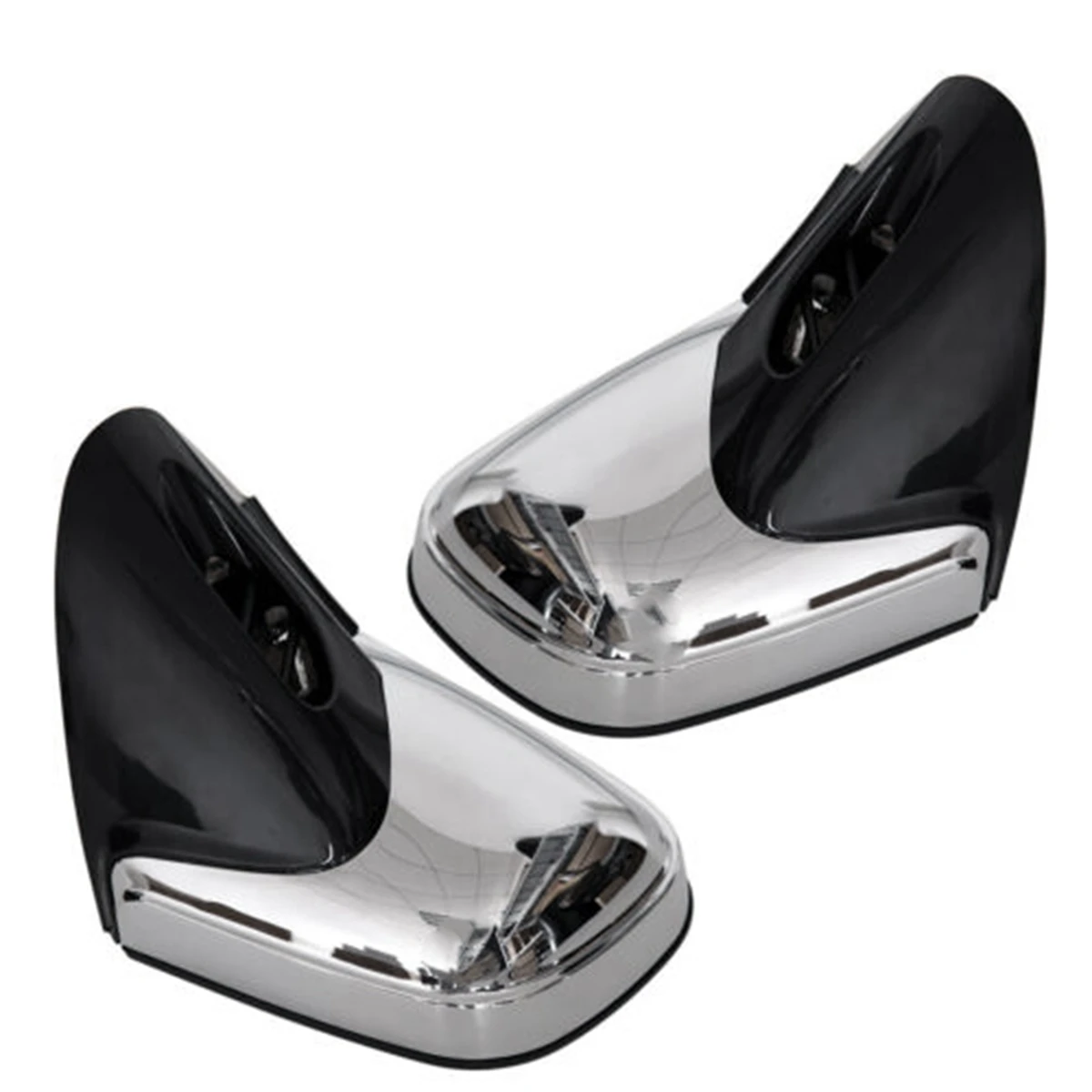 

Black & Chrome Motorcycle Rearview Side Mirrors Fits for-BMW K1200 K1200LT K1200M