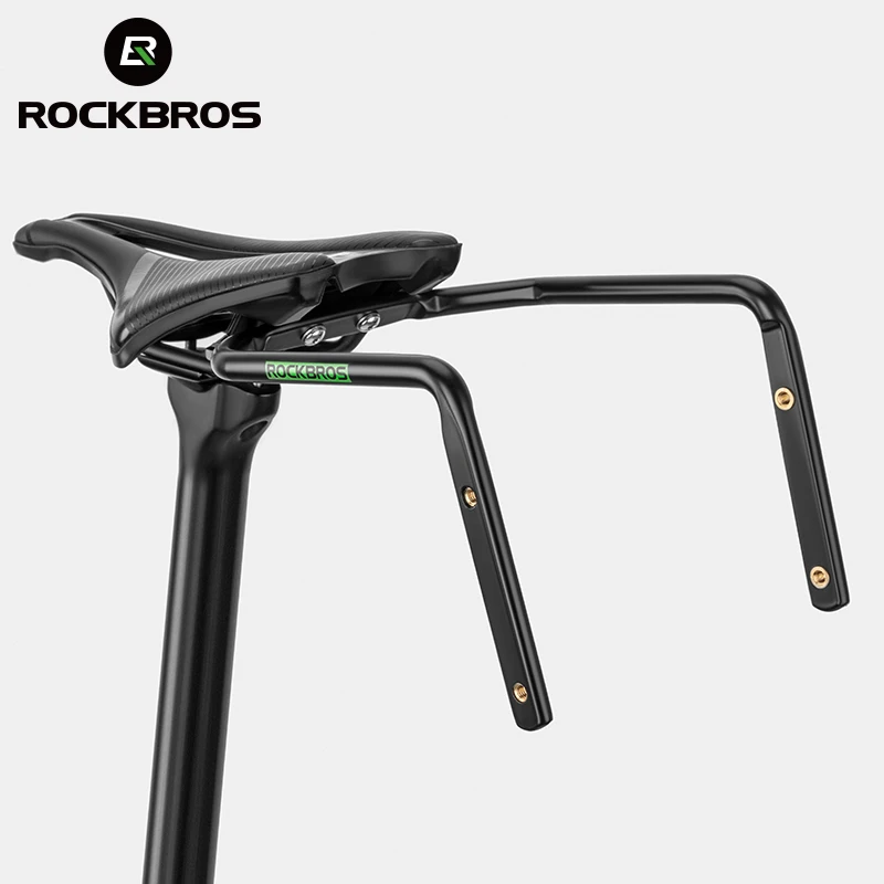 

ROCKBROS Bicycle Saddle Bag Stabilizer Bike Water Bottle Cage Holder Fixing Support Aluminum Alloy Seat Bow Conversion Bracket