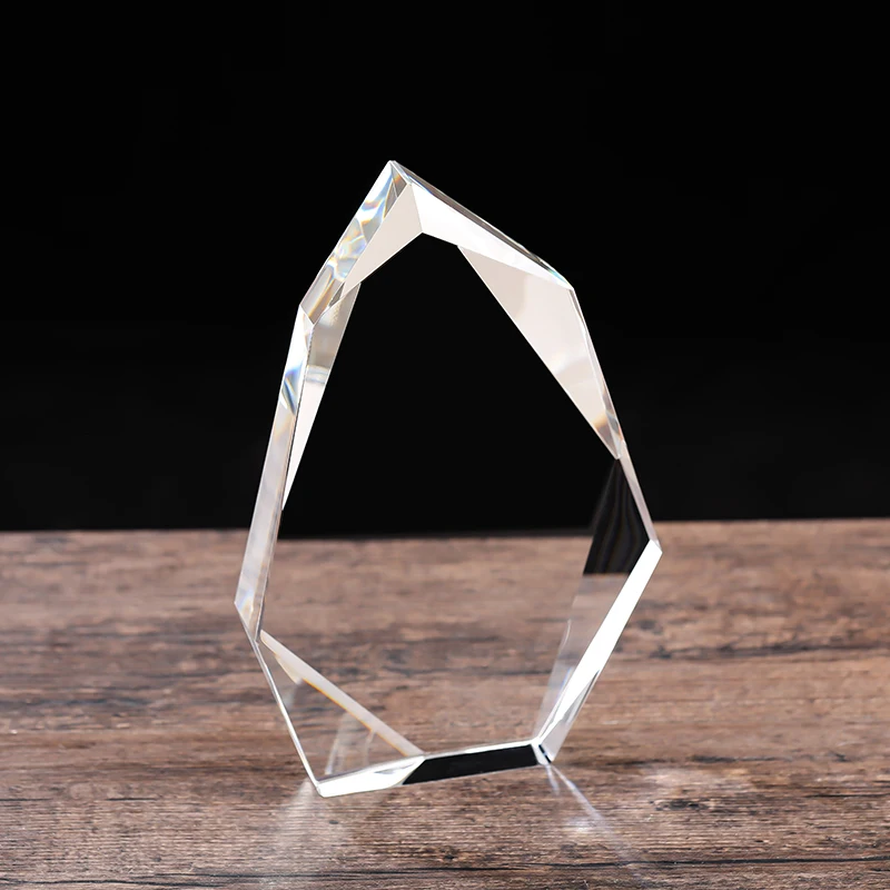Фото XTOOL Blank K9 Shining Crystal: Фигурка-айсберг из хрусталя, фоторамка для лазерной гравировки, сувениры и подарки для праздников №3