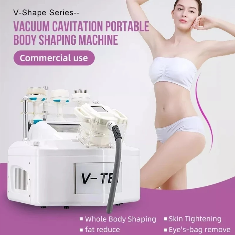 

NEW Body shape V10 cavitation RF vacuum roller skin slimming fat cellulite machines cavitation weight loss machine