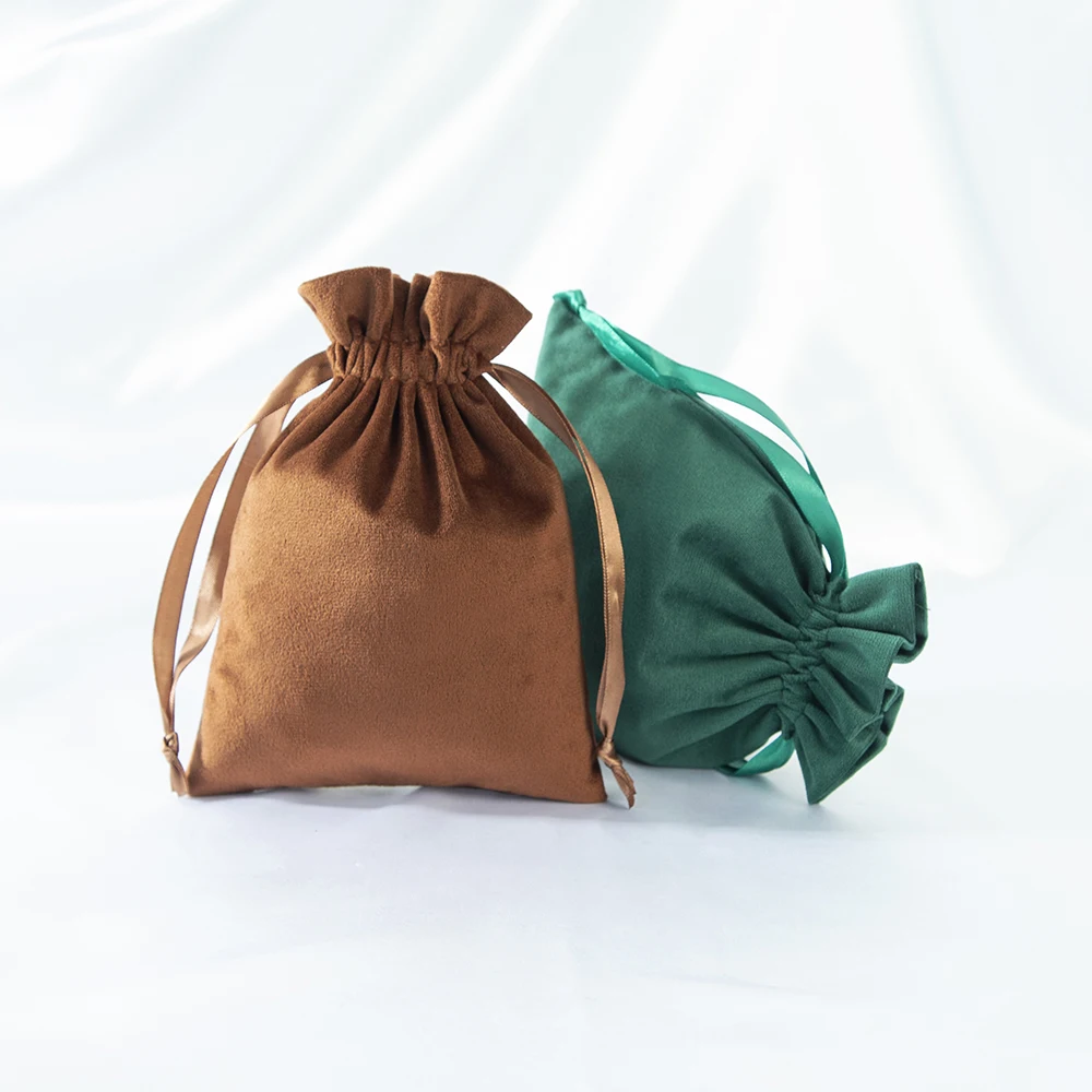 

6 шт., бархатные подарочные пакеты для ювелирных изделий