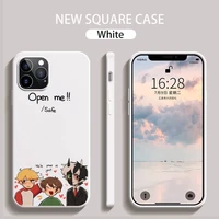 dream smp phone case white candy color for iphone 6 7 8 11 12 s mini pro x xs xr max plus
