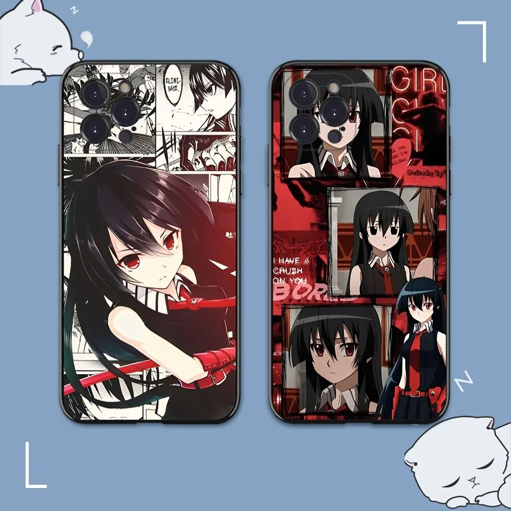 

Anime Akame Ga Kill Phone Case for iPhone 15 8 7 6 6S Plus X SE 2020 XR XS 14 11 12 13 Mini Pro Max Mobile Case