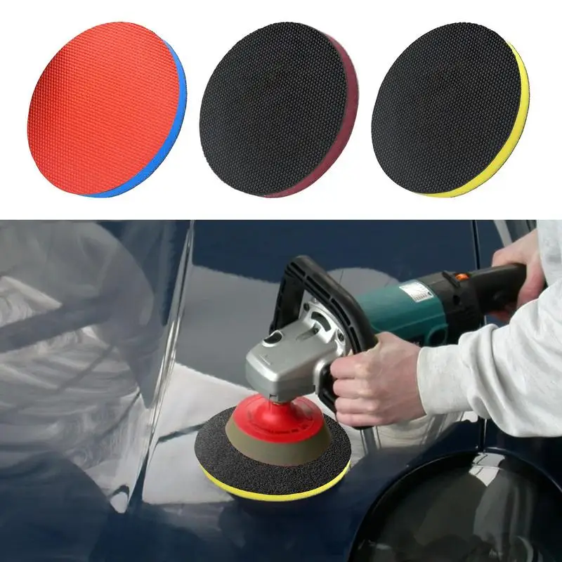 

Car Detail Polishing Pads Drill Polish Disc Kit PU Foam 9 Styles Clay Cleaning Supplies Detailing Buffing Pad With Buckle Finish
