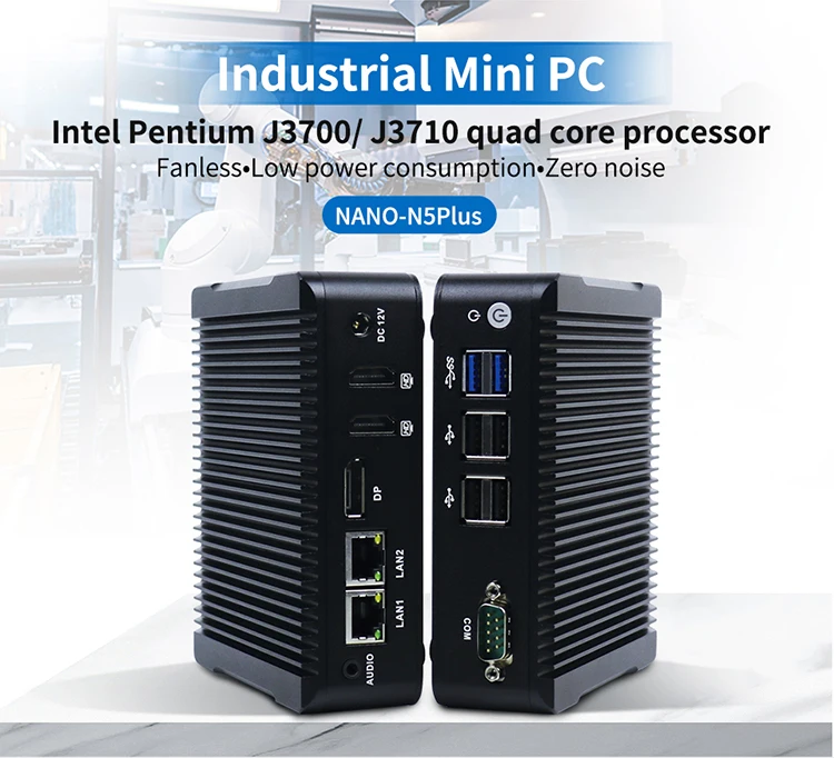 Фото Безвентиляторный мини-ПК Nano ITX J3160 с Wi-Fi, VGA и MINI PCIE №2