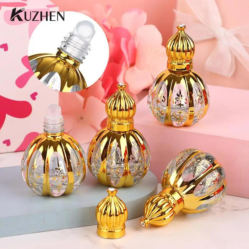 

Портативный Стеклянный роликовый флакон 6 мл, мини-контейнер для эфирного масла, флакон для растушевки духов, пустые флаконы для эфирного масла