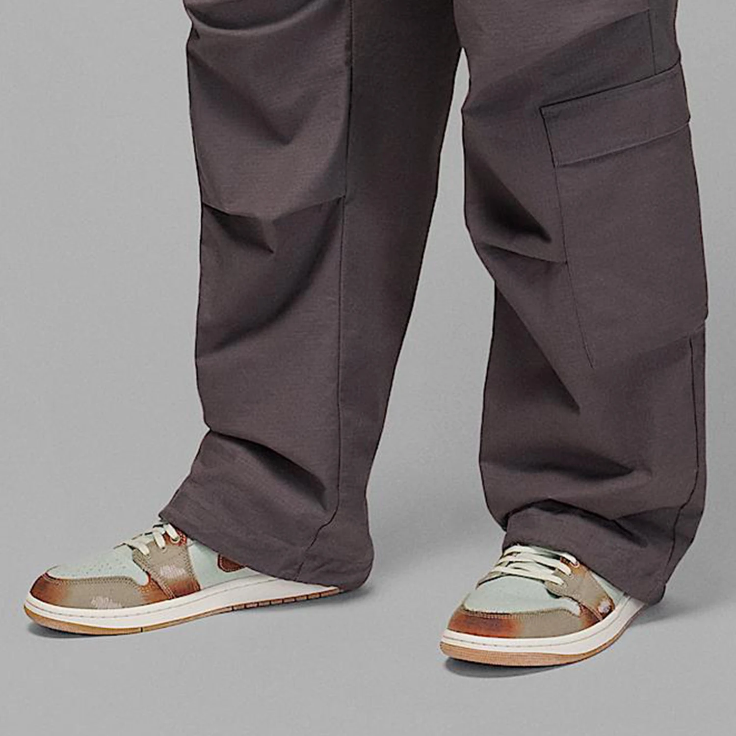 Фото Мужские и женские спортивные баскетбольные кроссовки Nike Authentic JORDAN с низким верхом и амортизацией IM6664-991 №1