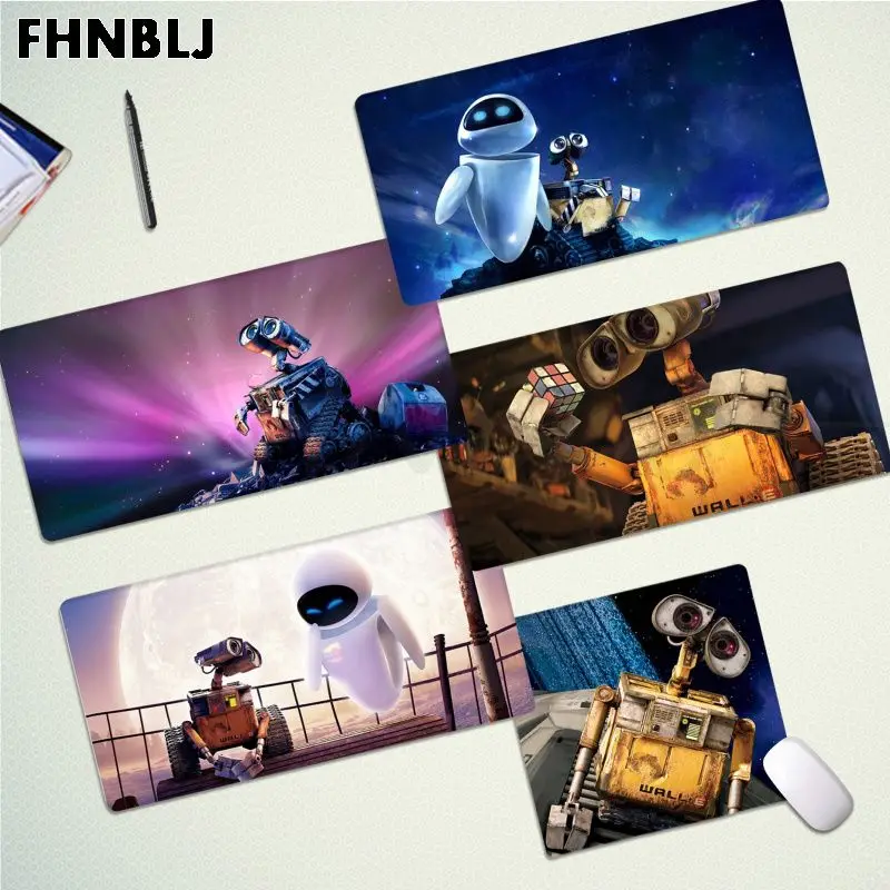 

Disney Wall．E Mousepad In Stocked Laptop Gaming Mice Mousepad Size for large Edge Locking Game Keyboard Pad