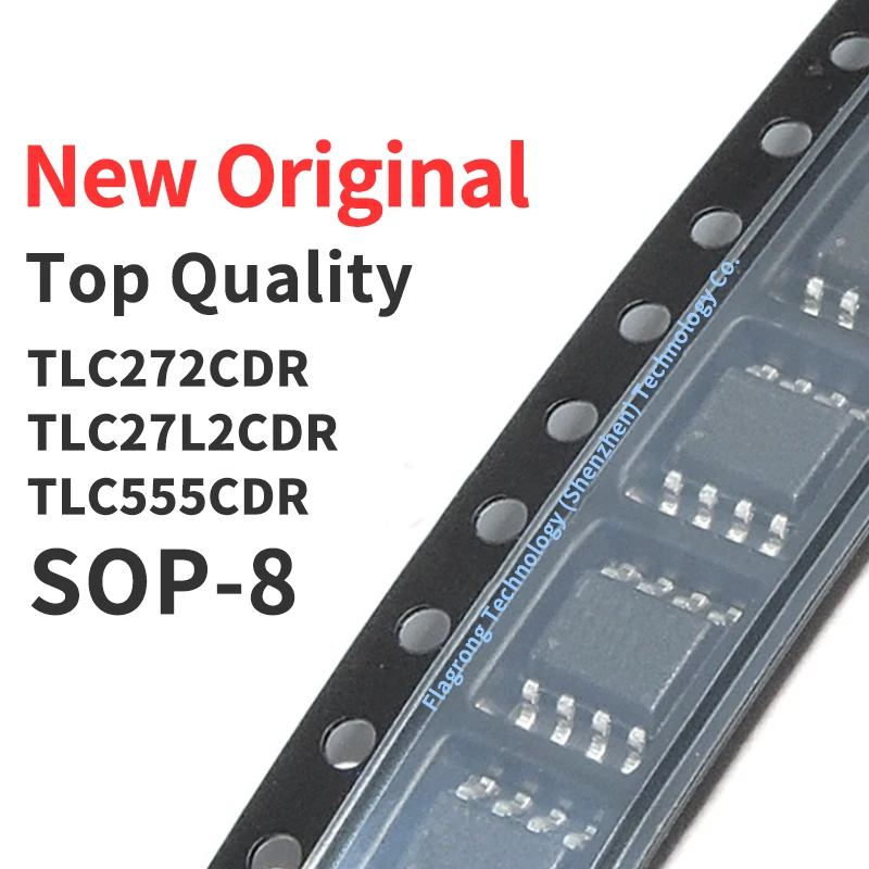 

10 шт., чип TLC272CDR TLC27L2CDR TLC555CDR SOP-8, новый оригинальный чип IC