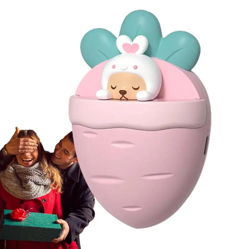 

Bear shaped Radish Rabbit Hand Warmer Rechargeable USB Student Class Hand Heater Portable Hand Warmer For Baby Birthday Gift