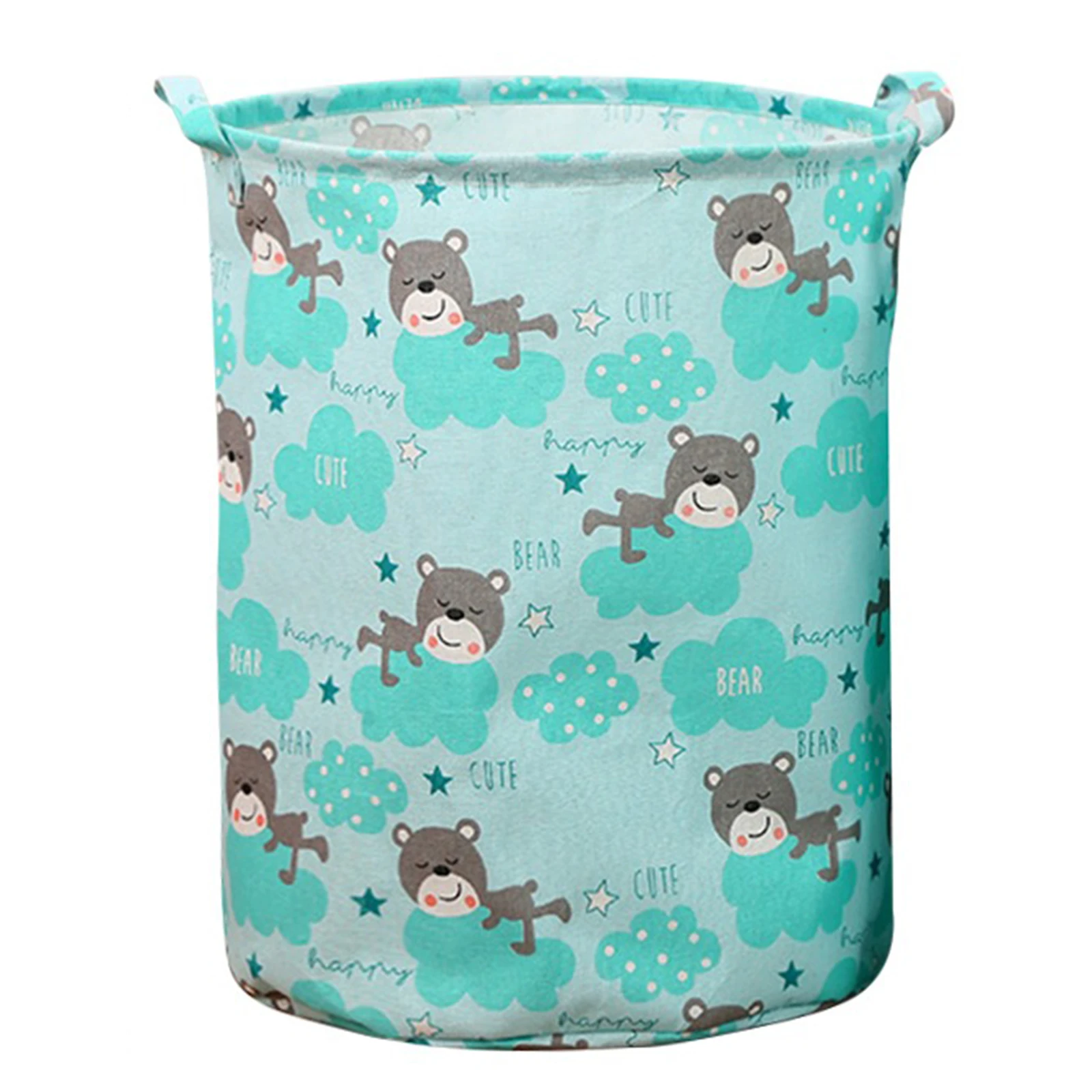 

Foldable Laundry Basket Storage Bucket Japanese Cotton Linen Fabric Waterproof Dirty Laundry Toy Storage Basket Dirty Clothes