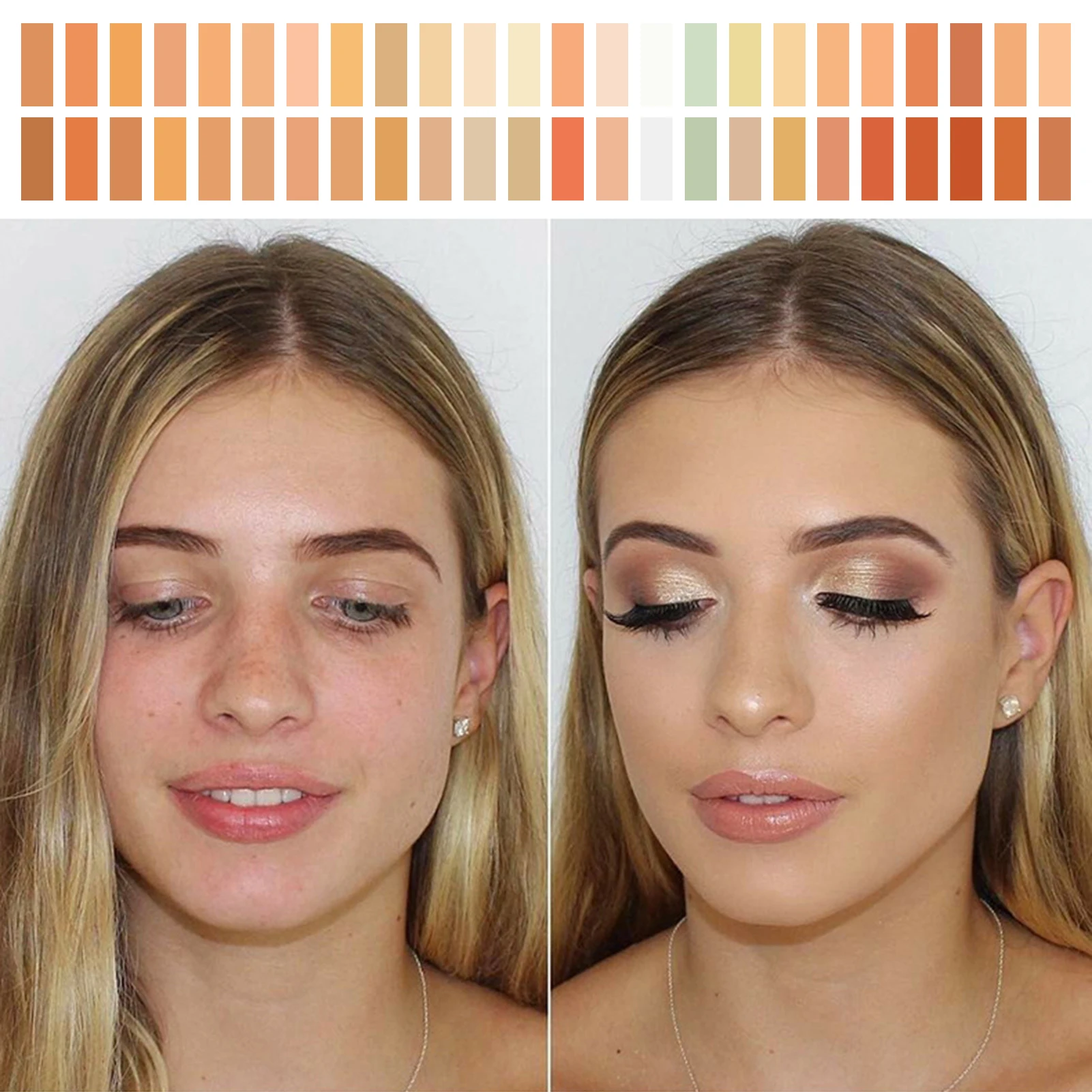 50 Shades Intense Concealer Palette Makeup Artist Covers Spots & Acne Marks Face Brightening Dark Circle Covering Makeup Kit