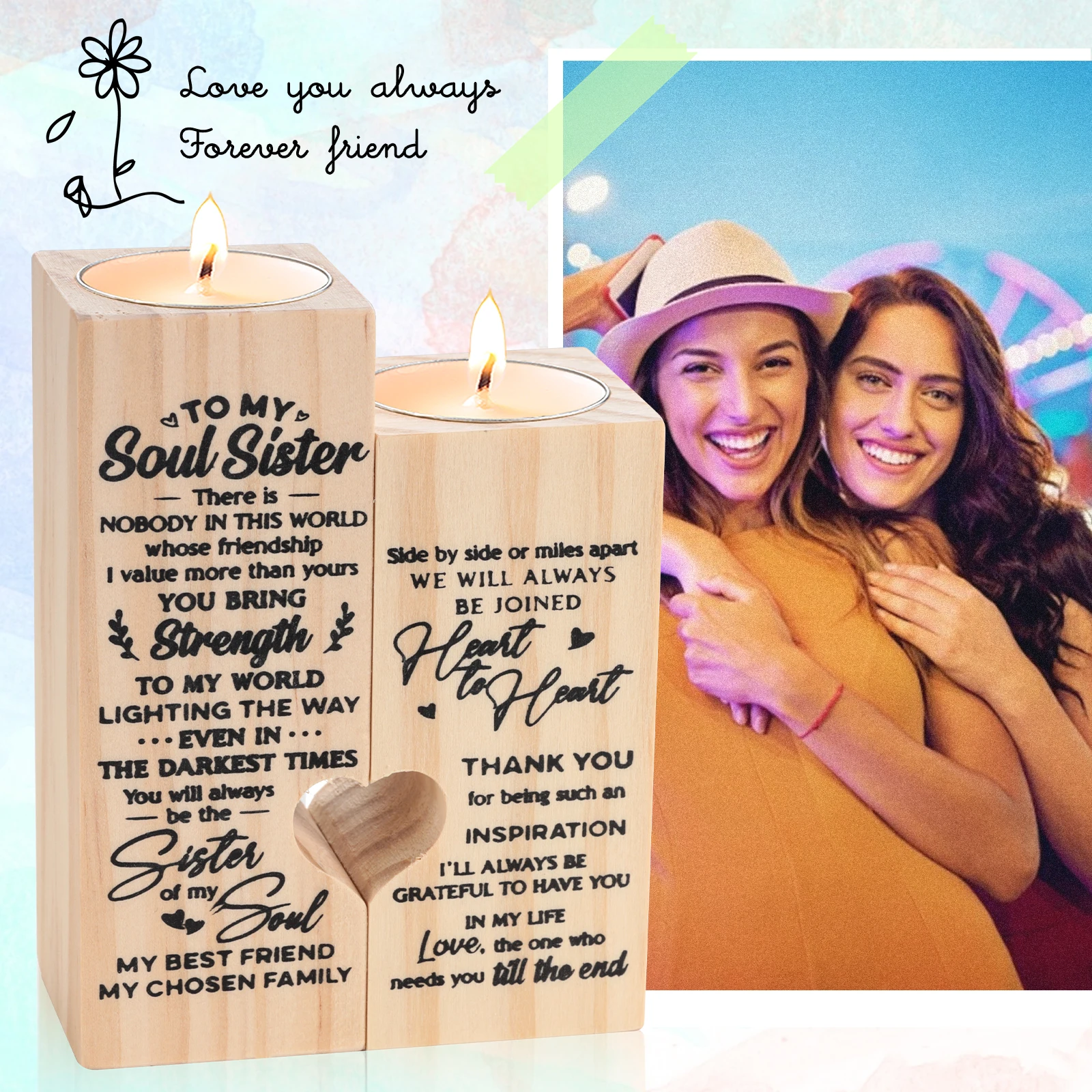 Birthday Candles For Wife Dad My Soul Sister Home Decoration