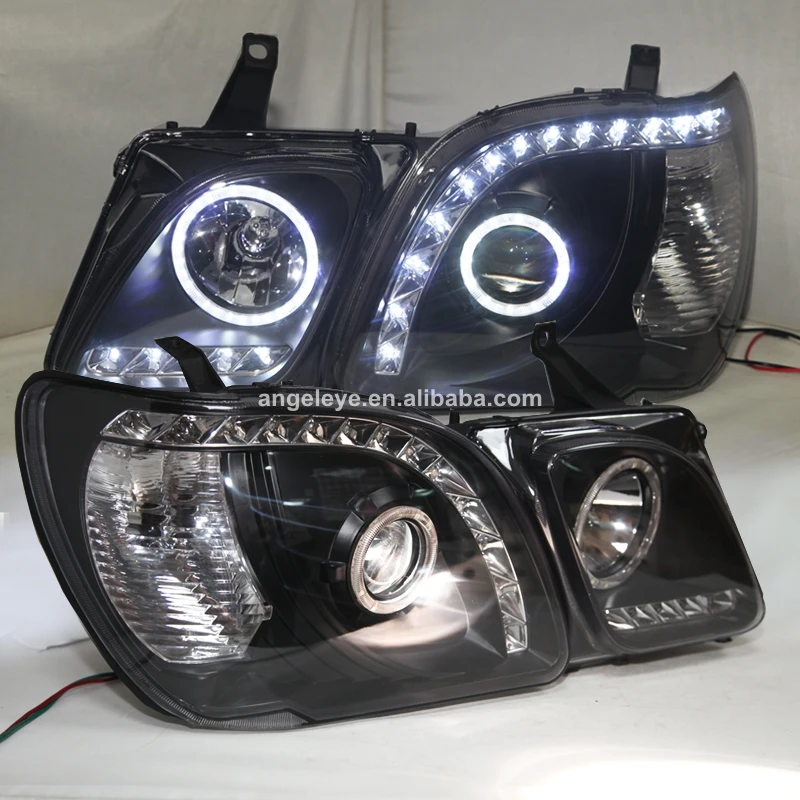 

For Lexus LX470 Led Head Lamp 1998-2007 Year Black Housing