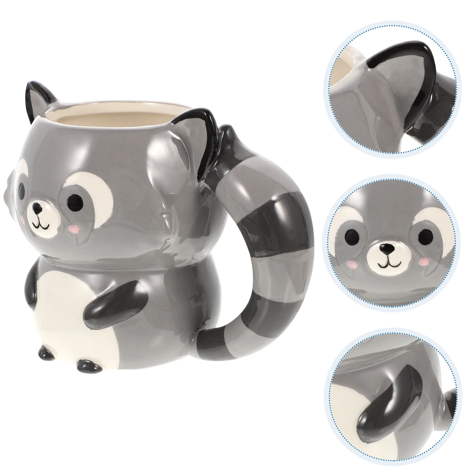 

Ceramic Mug Latte Cup Water Home Cute Coffee Office Household Milk Beverage Ceramics Cartoon Animal Tea Gift