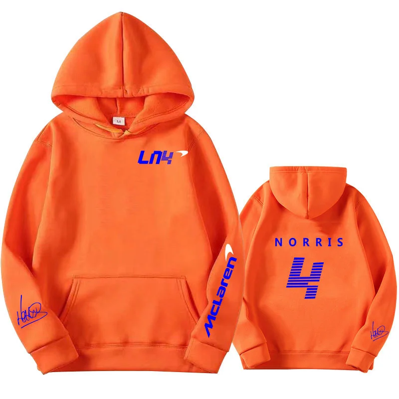 

Hoodie Lando Norris F1 McLaren Team Racing Fans Hoodies Autumn Winter Formula One Racer Team Men/Women Oversized Hoodies