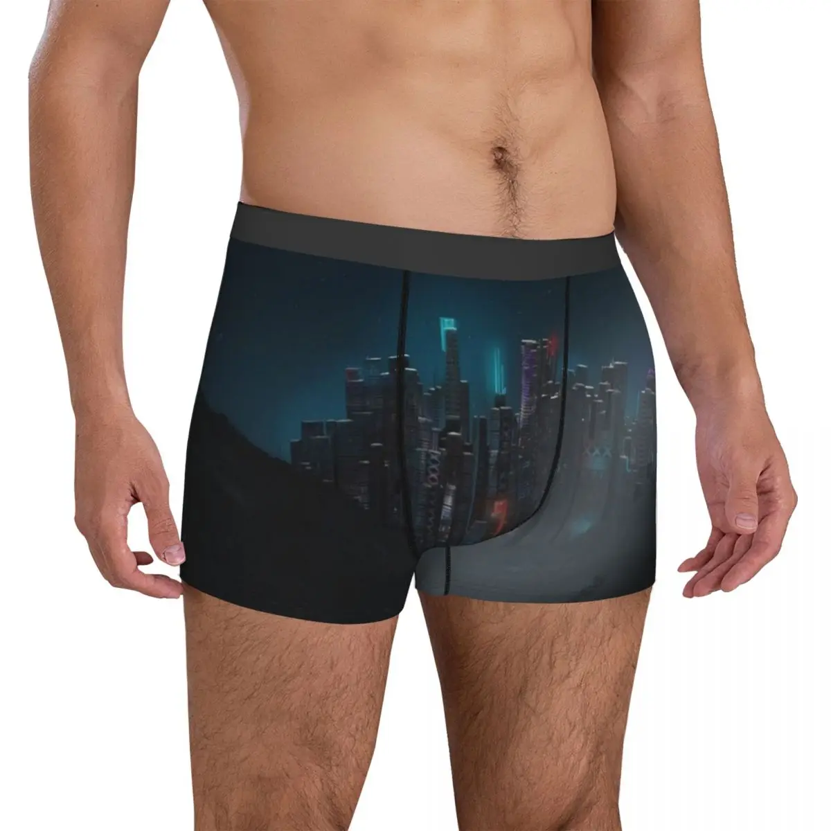

Lil Nas X Montero Album Underwear scenario MV ride house night Printed Boxer Shorts Hot Male Underpants Breathable Shorts Briefs
