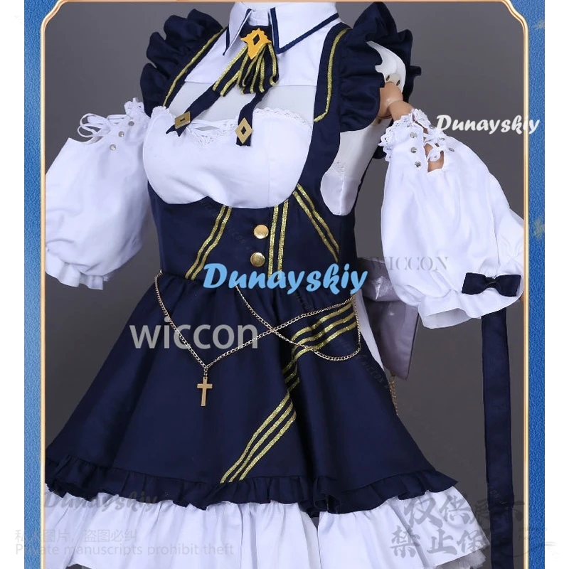 Аниме игра Azur Lane косплей HMS Чеширский костюм милое сексуальное платье горничной