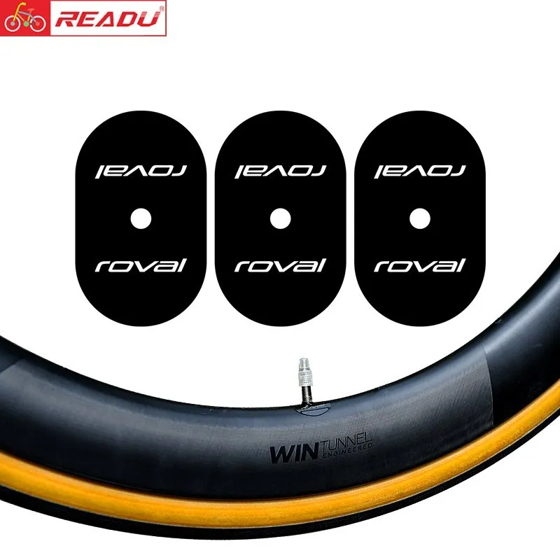 3 шт./лот сделай сам наклейки на велосипедные газовые сопла Roval клапаны велосипеда