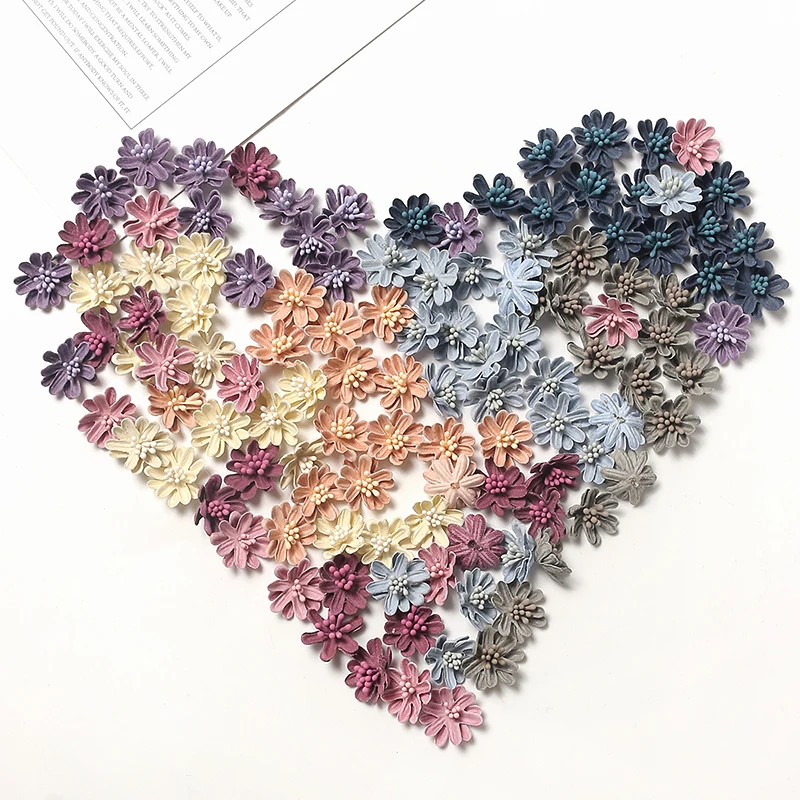 10/20/50 Шт. Искусственные Миниатюрные Ромашки Шелковые Цветы Украшение Дома