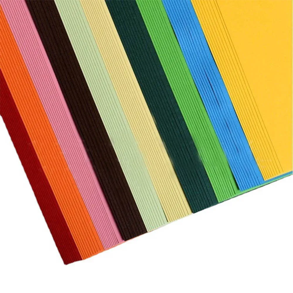 

2022 New 180gms 6 Pieces A4 Color Card Paper Printing Color Paper Cutting Die Drawing Hand Painted Card Handmade Embossing Paper