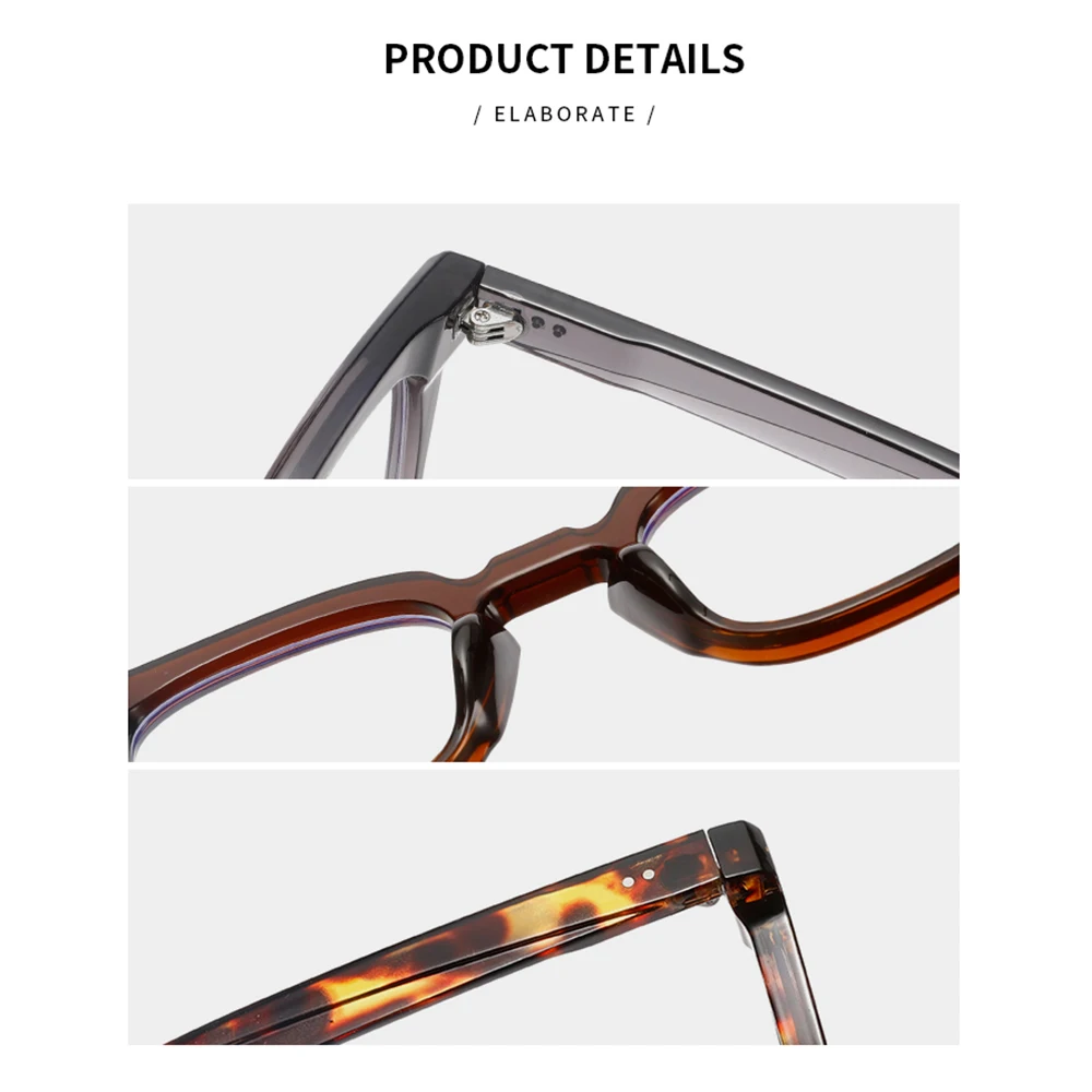 Квадратные очки DDDLONG с защитой от синего света оправа для очков по рецепту мужчин