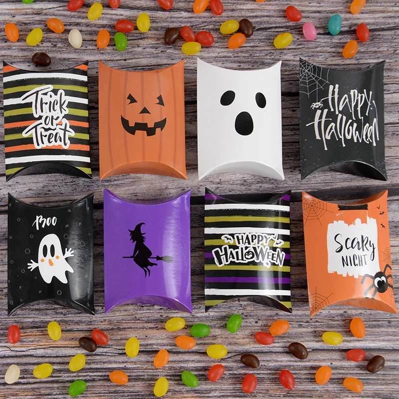 Es Cartoon Ghost Pumpkin Skull Gift Packaging Box Bag Halloween Party Decoration Supplies