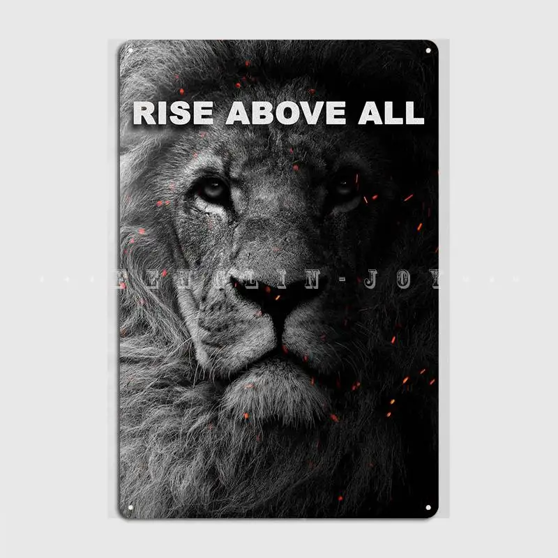 

Wild Lion Face Motivation Metal Sign Club Pub Garage Create Poster Tin Sign Posters