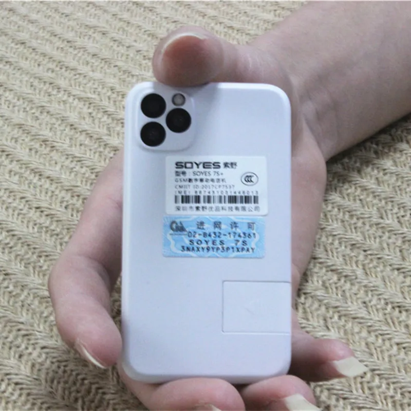 Original New SOYES 7S+ Mini Card GSM Cellphone 2G  850/900/1800/1900 Smallst Backup Pocket Portable Cheapest Mobile Phone