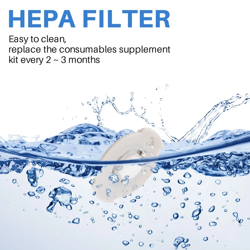 24 Pcs/Lot For Xiaomi Roborock Robot S50 S51 Vacuum Cleaner Spare Parts Accessories Water Tank Filter