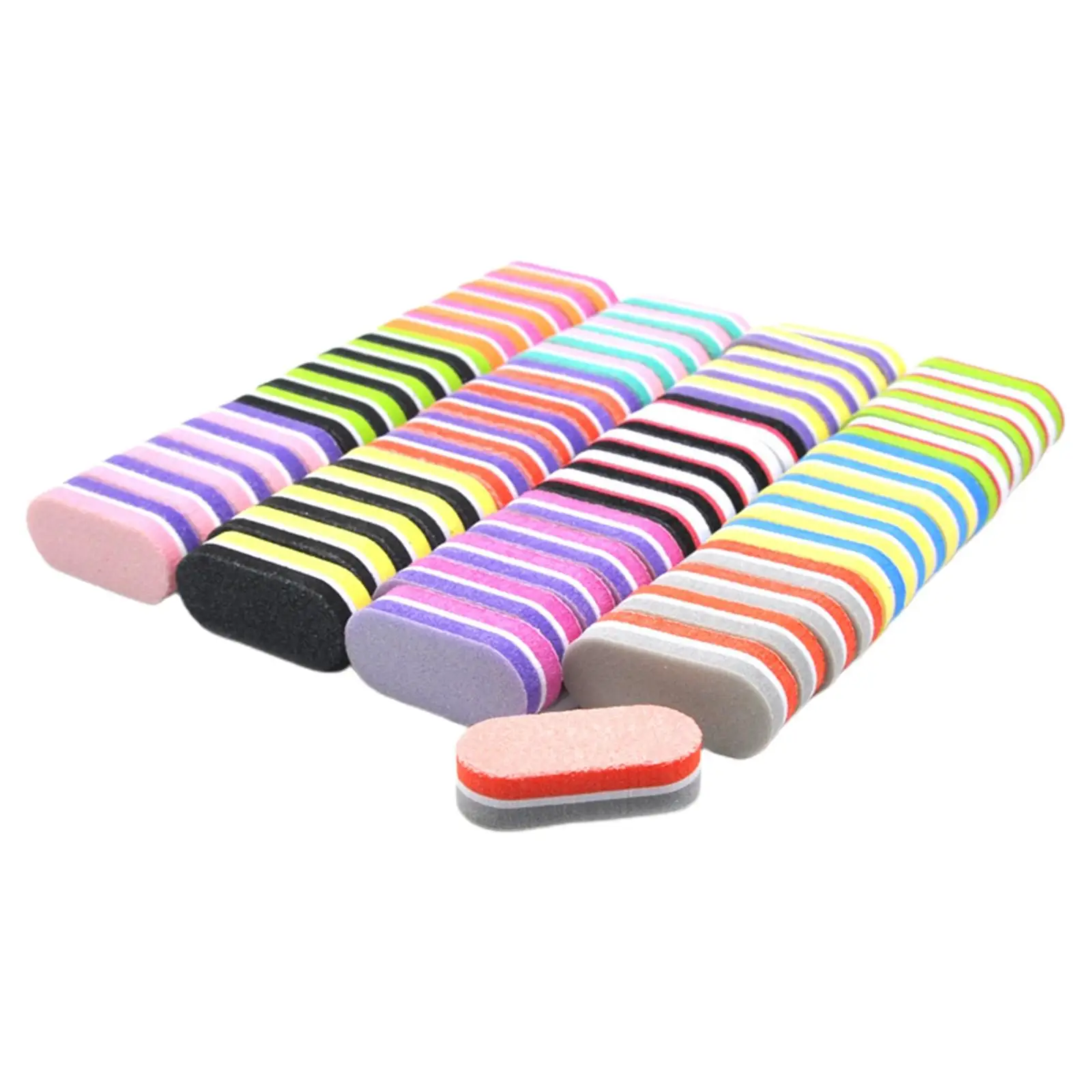 

100Pcs Nail Sponge files Buffing Personal Use Buffing File Salon Nail Art File Buffer Block Tools Manicure Tools