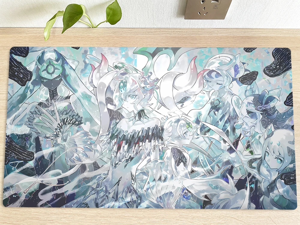 Настольный игровой коврик YuGiOh подстилка для мыши с изображением био-нефрита Aegirine