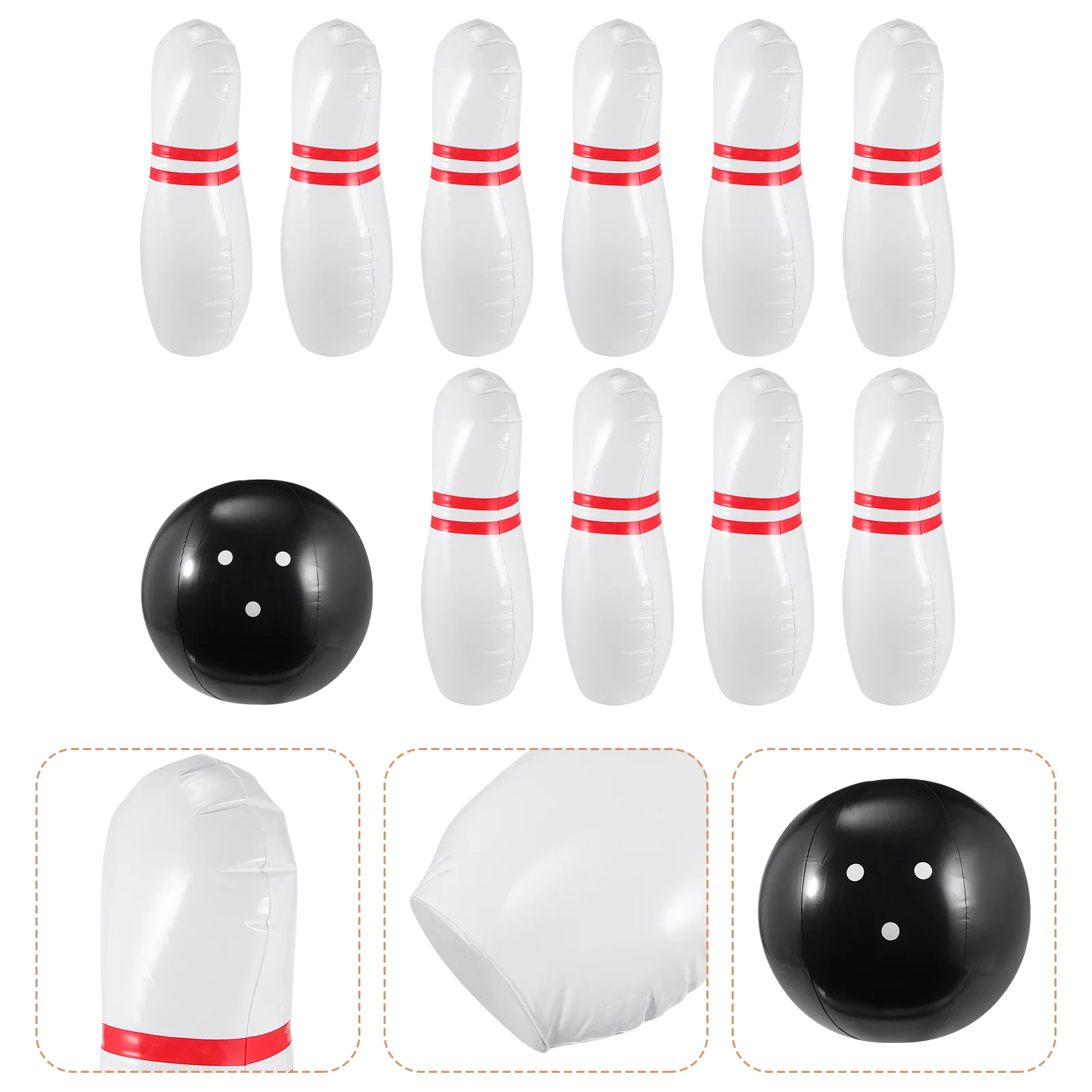 

Bowling Set Giant Inflatable Kids Game Pinsoutdoor Indoor Toy Toddlergames Play Mini Pin Blowchild Childrenstabletop Garden