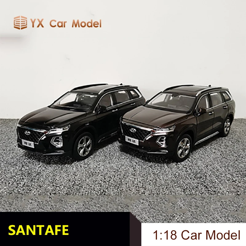 

Original Beijing Hyundai Shengda car model fourth generation HYUNDAI SANTAFE 1:18 car model