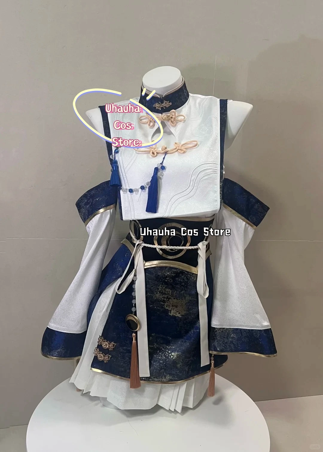 Фото Iuno Daoxiangcun Collaboration Косплей Игра Wuthering Waves Костюм {Uhauha Cos} Короткая юбка Hanfu в китайском стиле Женская Хэллоуин №5