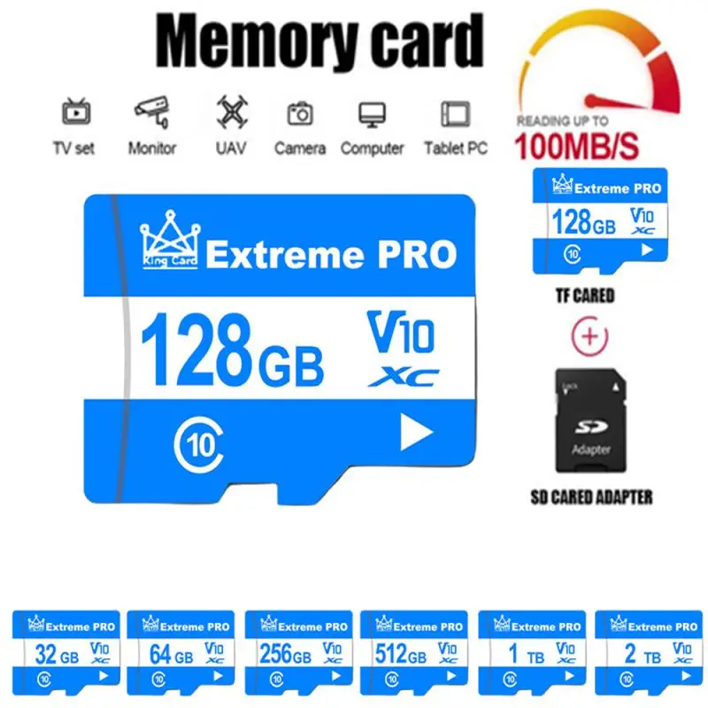 

Original extreme Micro SD 32GB 64GB Memori Memory Card C10 TF MicroSD Cards SDXC 128GB 256GB 512GB U3 4K For Phone Drone Camera