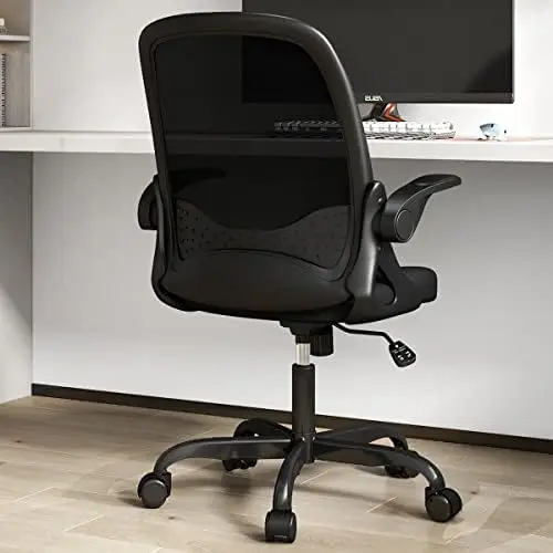 

Chair Ergonomic Desk Chair Rolling Swivel Mesh Computer Task Chair with Flip-up Arms and Adjustable Height，for Adults and Kids