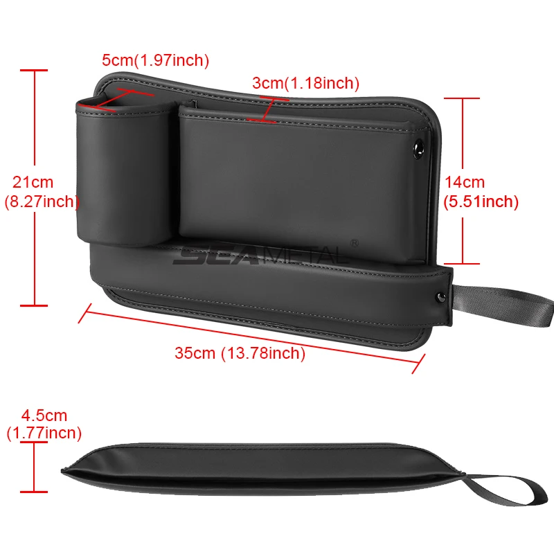 SEAMETAL искусственная Автомобильная консоль боковой зазор для сиденья наполнитель