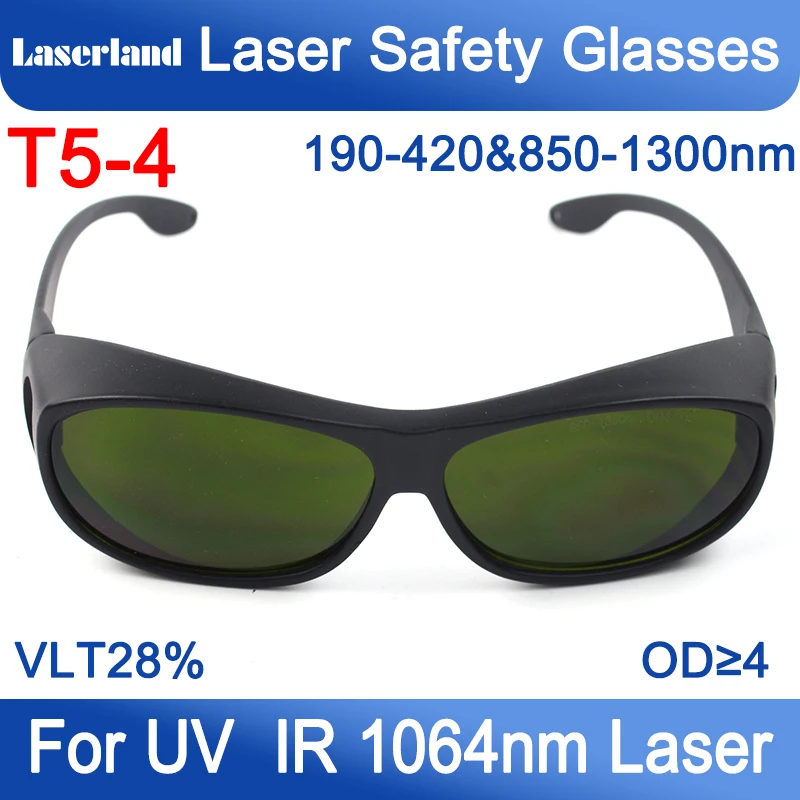 

980nm 1064nm ND:YAG 1070nm 1080nm 1100nm Fiber Laser OD4+ IR Infrared Protective Safety Glasses CE T5