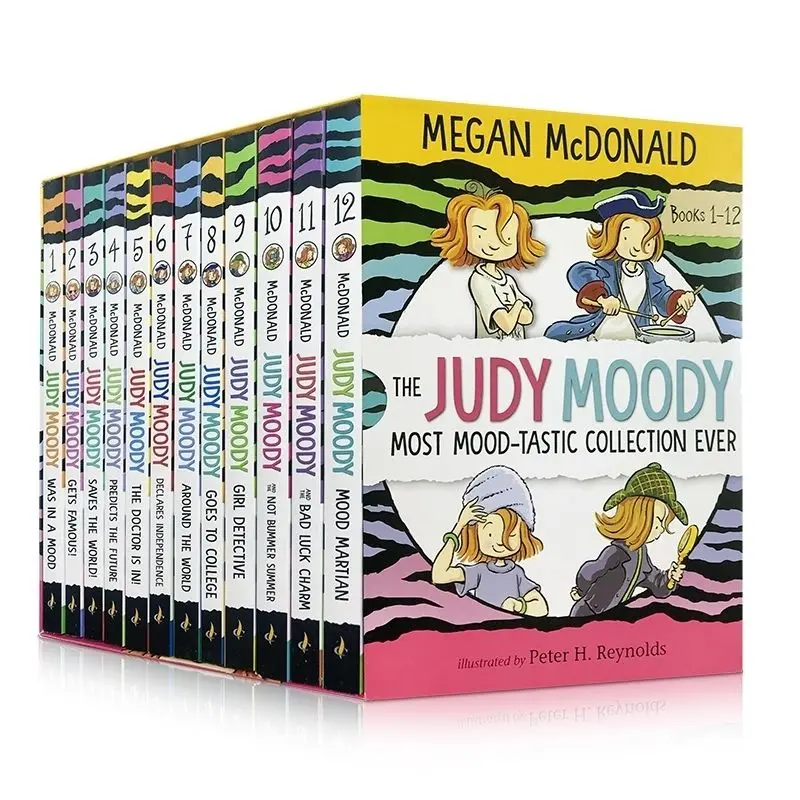 

Judy Moody книга на английском языке книги для раннего развития для детей набор из 12 книг детская книга