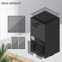 cooling fan filter dustproof cover for xbox series x gaming console dust cover game host dustproof net rack for xbox series x