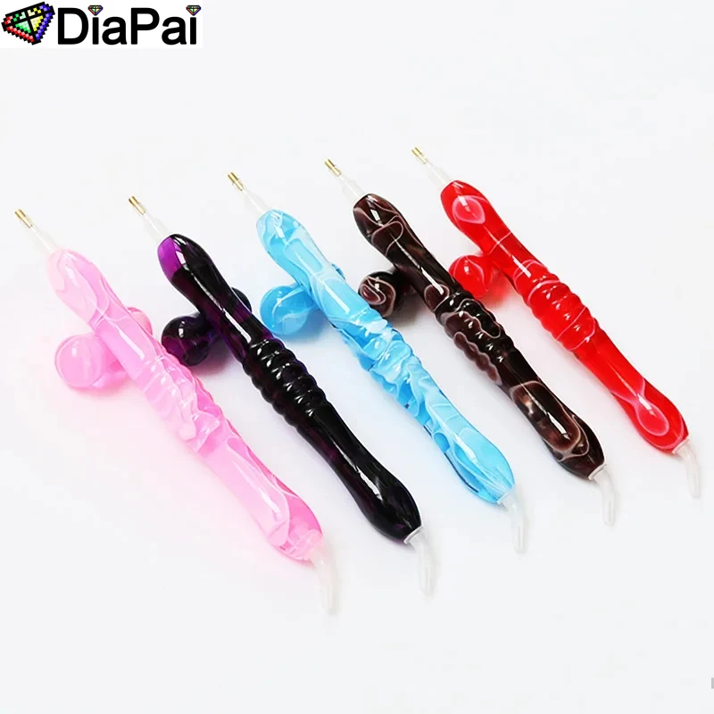 Набор алмазных ручек DIAPAI 5D — наконечник из смолы премиум-класса набор