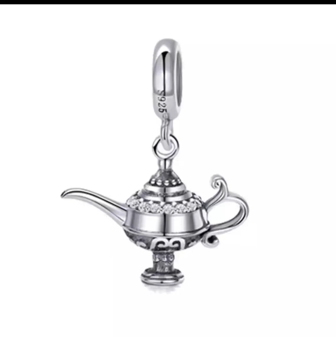 

pan mysterious Sterling Silver S925 lady Aladdin magic lamp loose beads manufacturer wholesale scc703