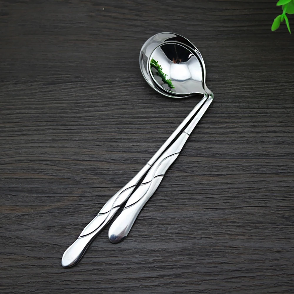 

2PCS /4PCS Stainless Steel Long Handle Tilted Head Spoon, Feeding Meal Spoon Learning Meal Spoon Children's Spoon Dessert Home