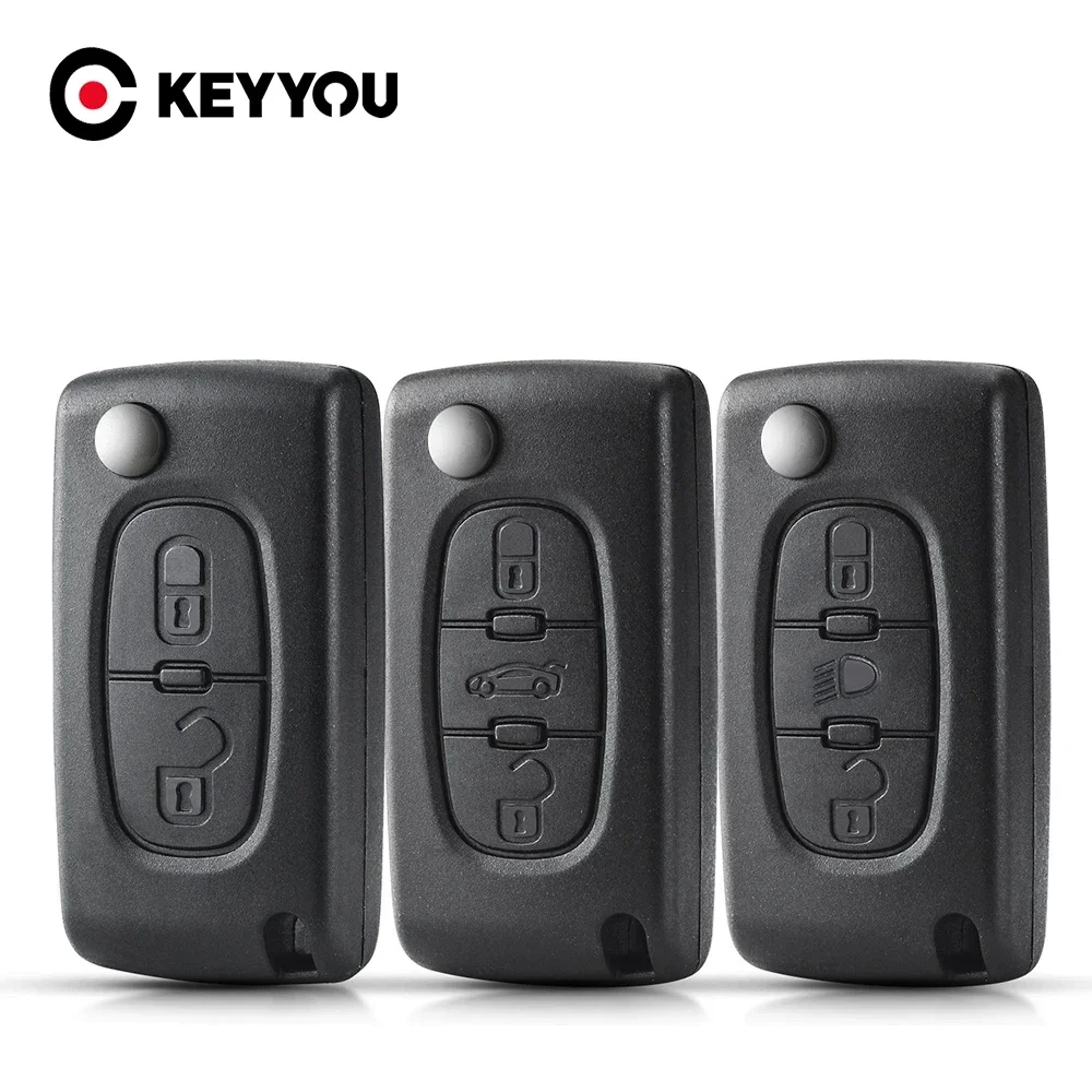 KEYYOU 1 шт. CE0523 Ce0536 для Peugeot 206 408 1/2/3/4/5/6/807 Partner Citroen C1/2/3/4/5/6/7/8 Xsara Picasso Автомобильный