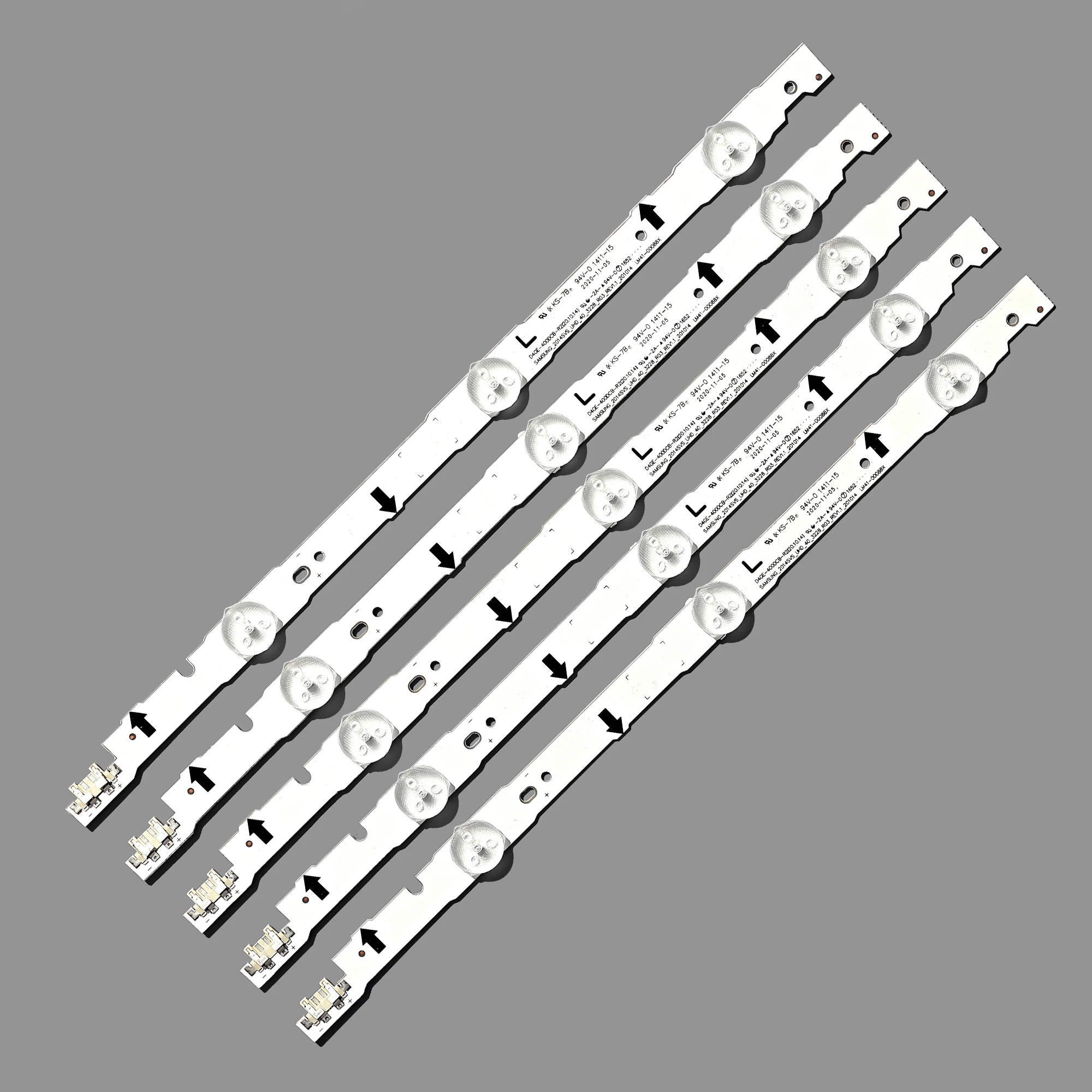 New original 10 Pieces(5*3LED+5*6LED) UE40H6500 CY-GH040CSLV5H LED strip D4GE-400DCA-R1 R2 D4GE-400DCB-R1 R2 30449A 30450A